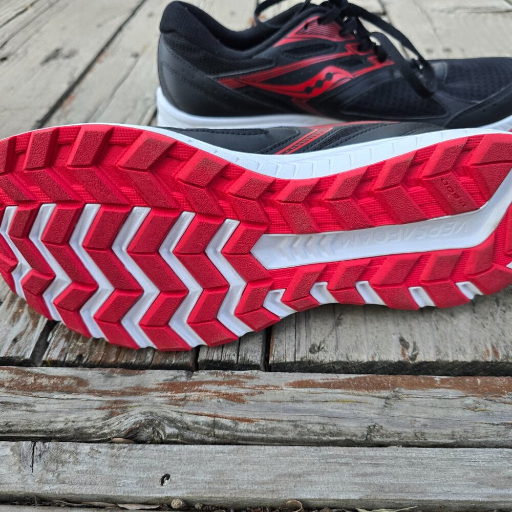 Saucony Grid Cohesion 13 Running Shoes - Black - Picture 7 of 10